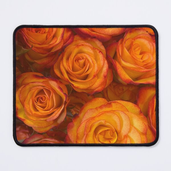 Item preview, Orange and Red Roses – Warm Sunset Floral Bouquet Photography designed and sold by aadventures.