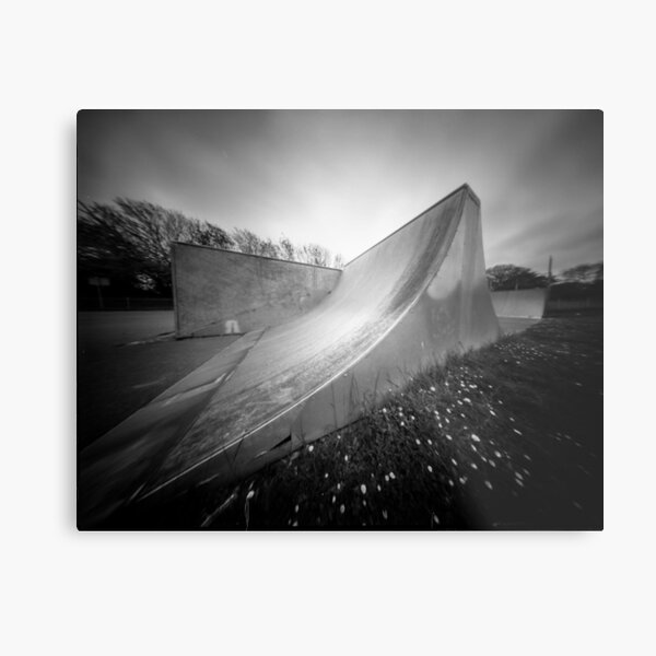 Skate Ramp - Pinhole photography Metal Print