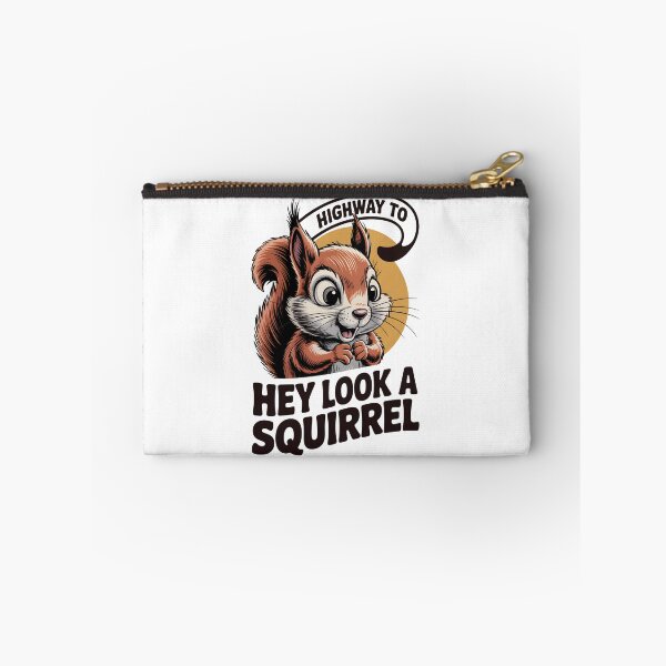 Item preview, Highway To Hey Look A Squirrel Vintage Print designed and sold by wyrddifferent.