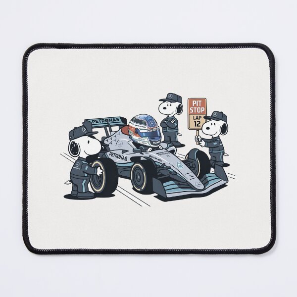 Item preview, Kimi Antonelli Snoopy Pit Crew F1 Tee, Mercedes Racing Cartoon, Funny Formula 1 Pit, Motorsport designed and sold by Malosortin.