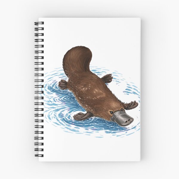 Item preview, Swimming Platypus Illustration designed and sold by SarahsArtAndCrafts.