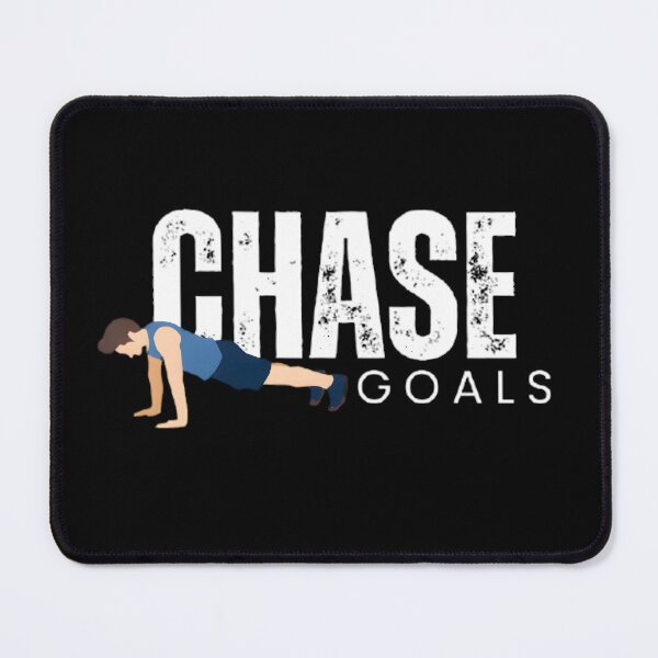 Item preview, CHASE Goals Minimalist Fitness Motivation Design designed and sold by Rebel Weave.
