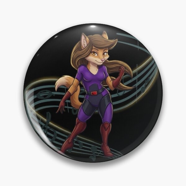 Item preview, Purple Superhero Fox Character Musical Staff Illustration designed and sold by KabronX.