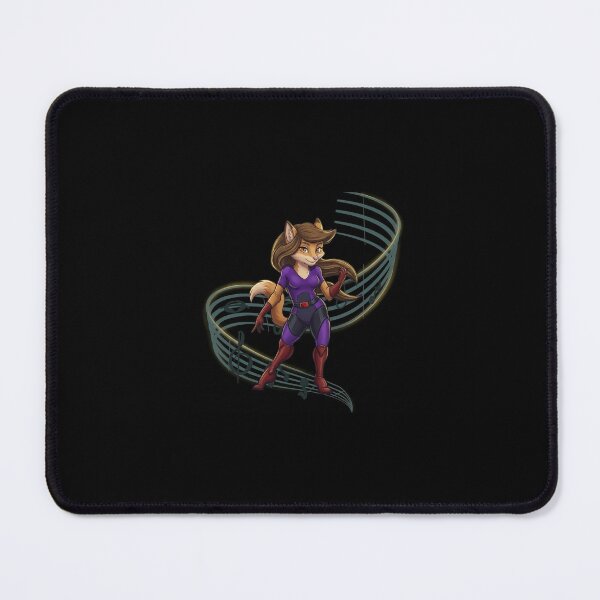 Item preview, Purple Superhero Fox Character Musical Staff Illustration designed and sold by KabronX.