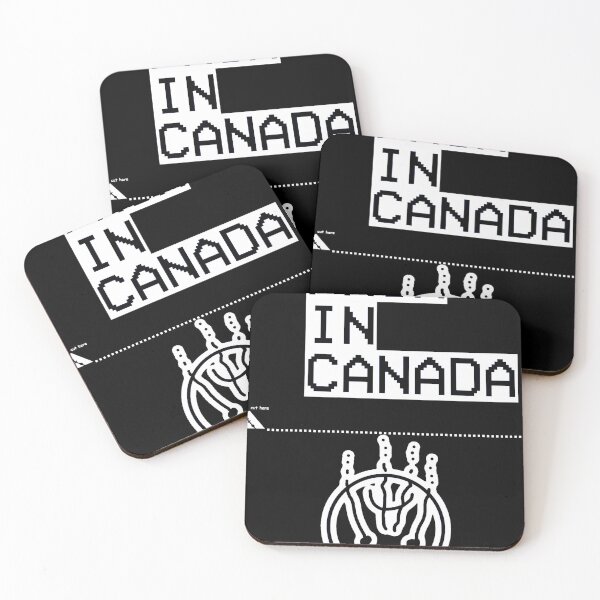 Item preview, PAIN IN CANADA UPSIDE DOWN FROWNING FACE LGOG designed and sold by Just-Quit-It.