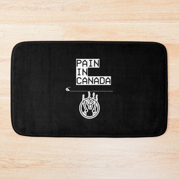 Item preview, PAIN IN CANADA UPSIDE DOWN FROWNING FACE LGOG designed and sold by Just-Quit-It.