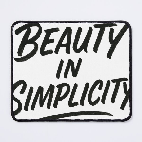 Item preview, Beauty In Simplicity – Minimal Quote Design designed and sold by Saynix.