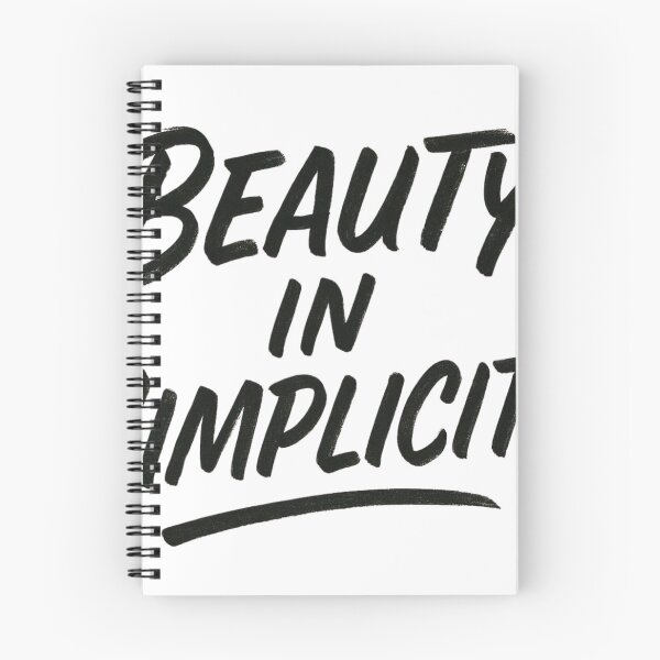 Aperçu de l'œuvre La beauté de la simplicité – Design de citation minimaliste créée et vendue par Saynix.
