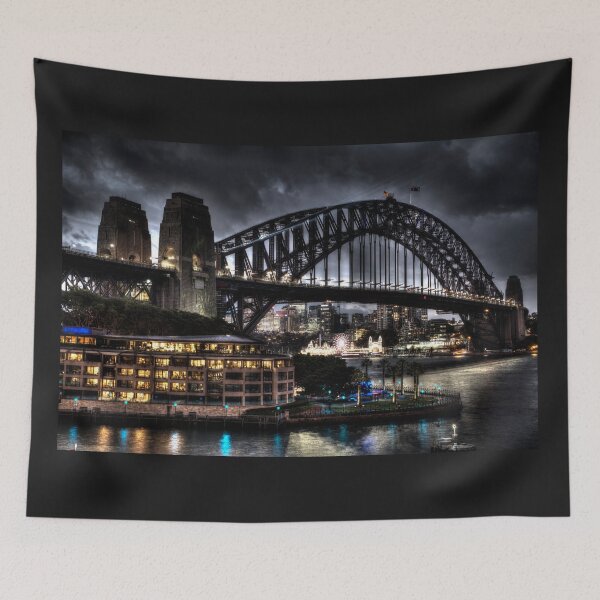 Item preview, Dark Clouds above Harbour Bridge designed and sold by Blackadder Photography.