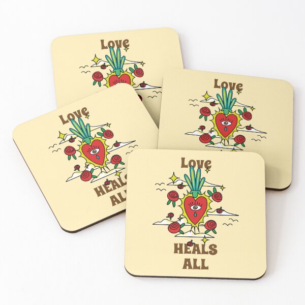 Item preview, Love Heals All Pineapple Heart Art – Tropical Surreal Rose Eye Art designed and sold by WellspringXflow.