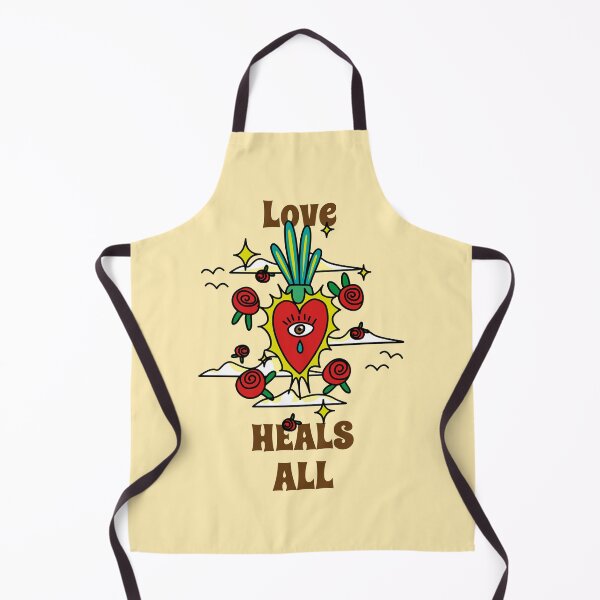 Item preview, Love Heals All Pineapple Heart Art – Tropical Surreal Rose Eye Art designed and sold by WellspringXflow.