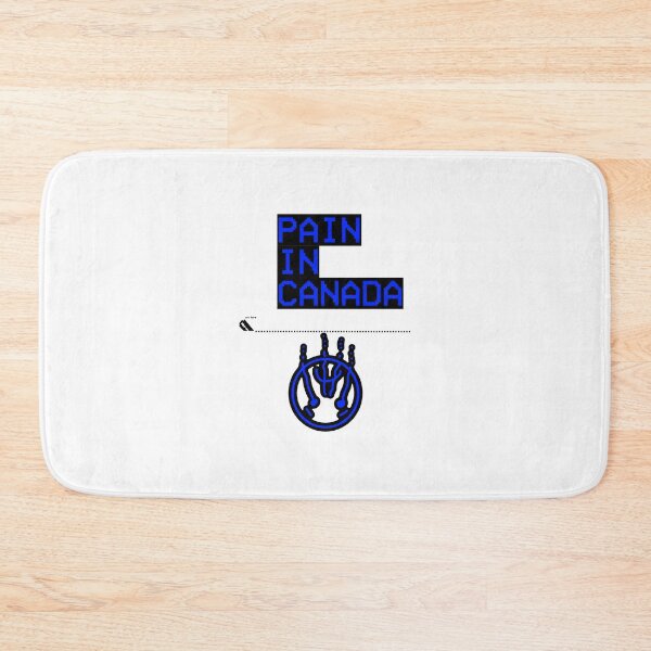 Item preview,  PAIN IN CANADA UPSIDE DOWN FROWNING FACE LGOG BLACK AND BLUE designed and sold by Just-Quit-It.