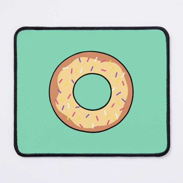 Item preview, Delicious Yellow Glazed Donut with Colorful Sprinkles Art designed and sold by ubborn.