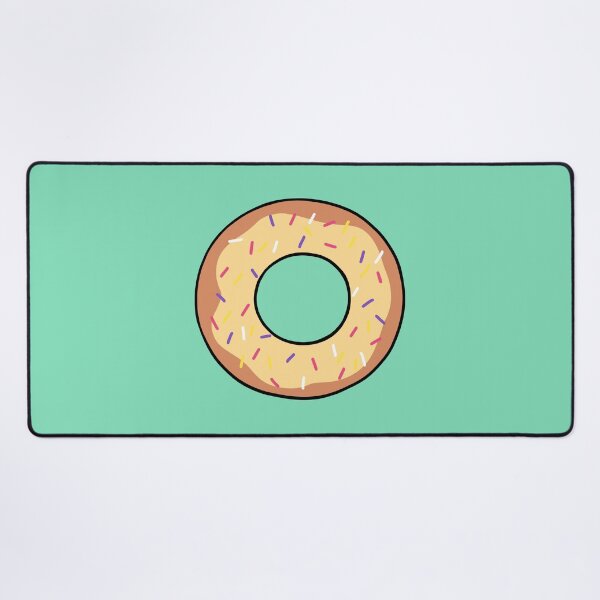 Item preview, Delicious Yellow Glazed Donut with Colorful Sprinkles Art designed and sold by ubborn.