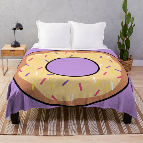 Item preview, Delicious Yellow Glazed Donut with Colorful Sprinkles Art designed and sold by ubborn.