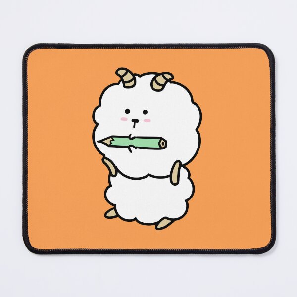 Item preview, Cute Fluffy Sheep Holding a Pencil Illustration designed and sold by ubborn.