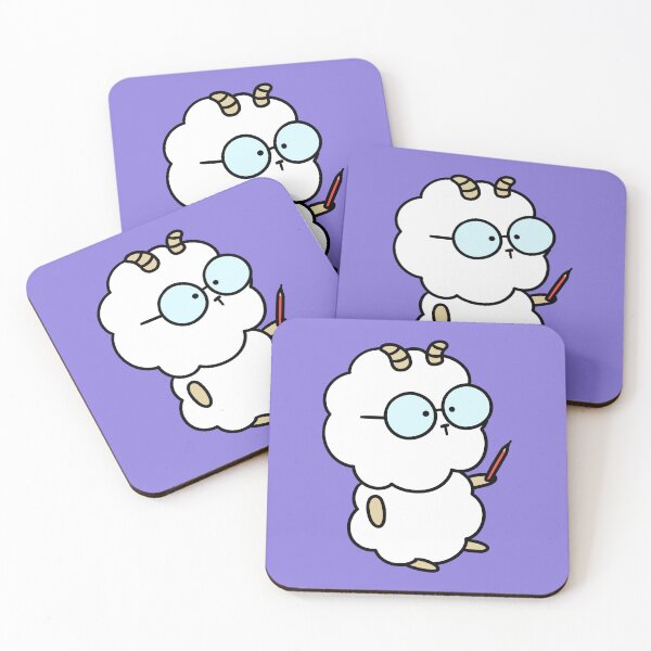 Item preview, Smart Sheep Teacher with Glasses - Cute Animal Illustration designed and sold by ubborn.