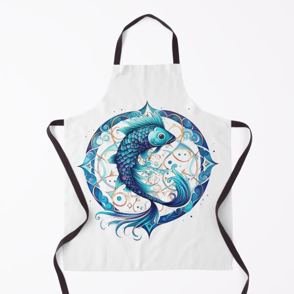 Item preview, Celestial Blue Koi – Elegant Fantasy Fish Art designed and sold by VinMerch.