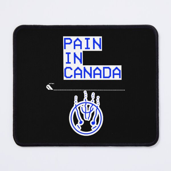 Item preview,  PAIN IN CANADA UPSIDE DOWN FROWNING FACE LGOG BLUE AND WHITE designed and sold by Just-Quit-It.