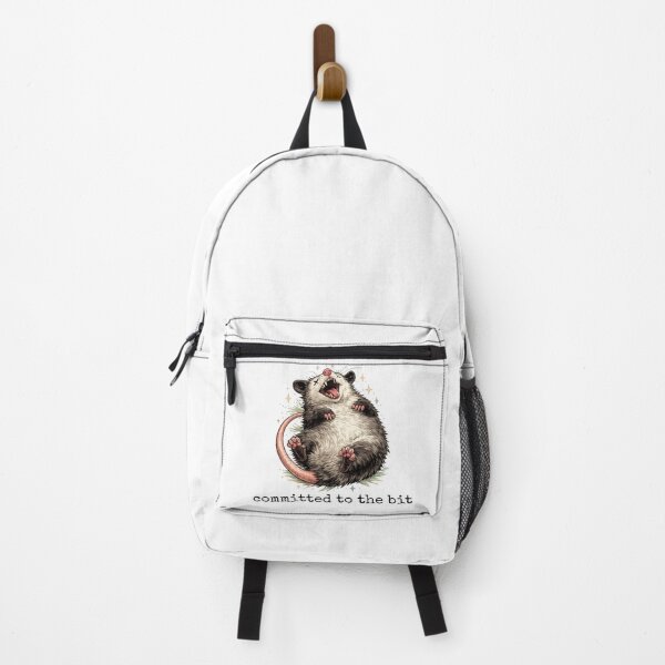 Item preview, Committed to the Bit – Playing Dead Possum Meme Graphic designed and sold by halesyeahhh.