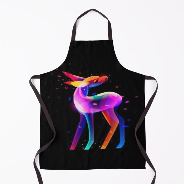 Item preview, Fantasy lighting colorful reindeer design designed and sold by NivyasArtistry.
