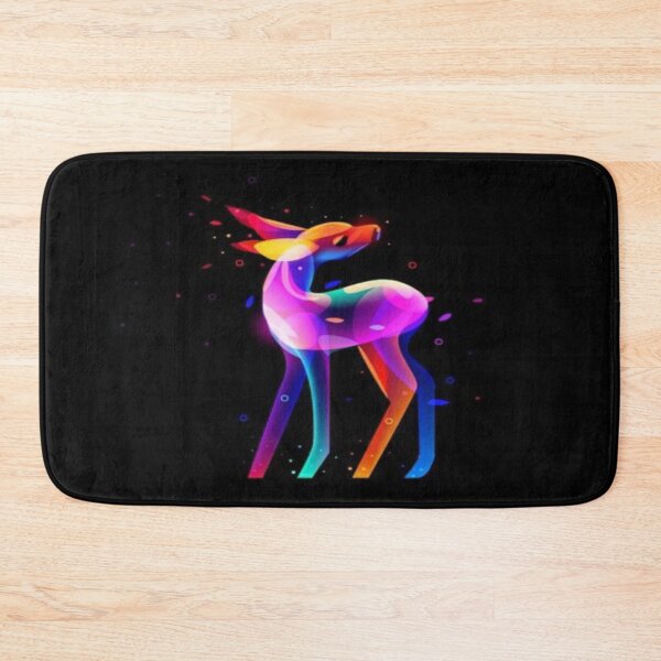 Item preview, Fantasy lighting colorful reindeer design designed and sold by NivyasArtistry.