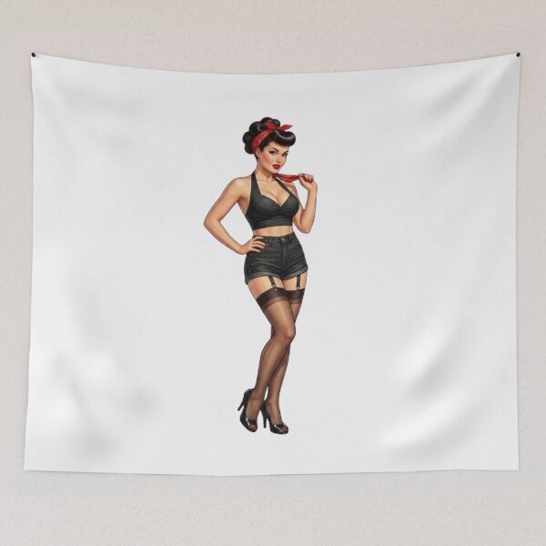 Item preview, "Retro Glamour: Charm and Audacity of Pin-Ups” designed and sold by CHRIST5000.