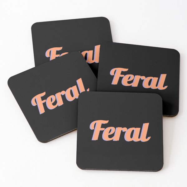 Item preview, Feral Edgy Orange And Lavender Text Art designed and sold by pkaqgiho65.