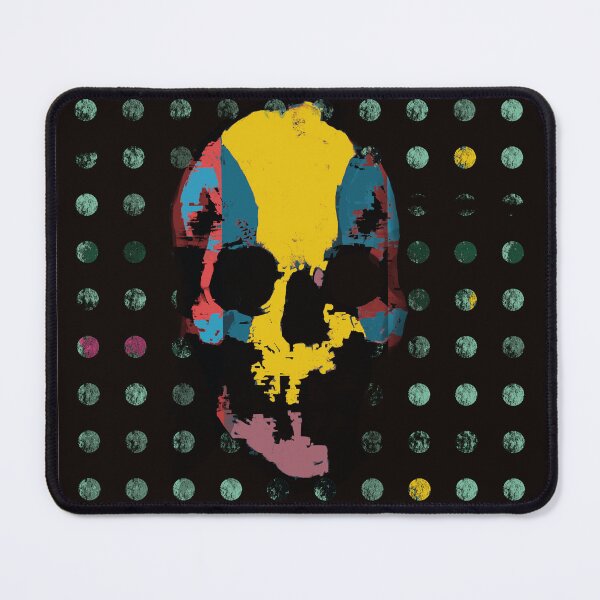 Item preview, Vibrant Neon Polka Dot Skull Pop Art designed and sold by MikZviagin.
