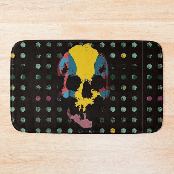 Item preview, Vibrant Neon Polka Dot Skull Pop Art designed and sold by MikZviagin.
