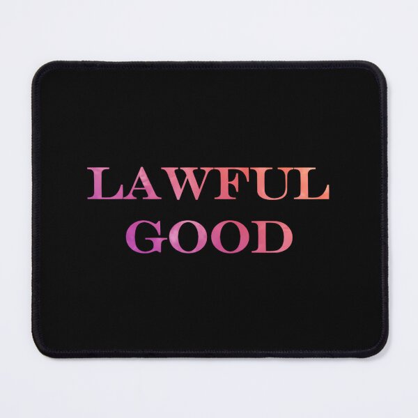 Item preview, Lawful Good Pink Typography Aesthetic designed and sold by pkaqgiho65.