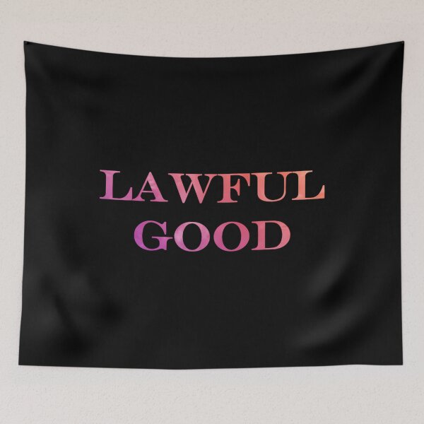 Item preview, Lawful Good Pink Typography Aesthetic designed and sold by pkaqgiho65.