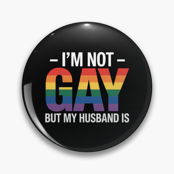 Item preview, Im Not Gay But My Husband Is LGBT Wedding designed and sold by HellD3vil-Art.