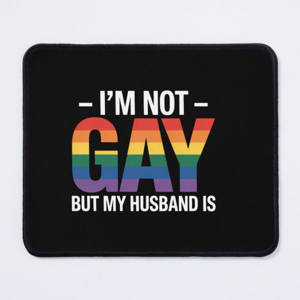 Item preview, Im Not Gay But My Husband Is LGBT Wedding designed and sold by HellD3vil-Art.