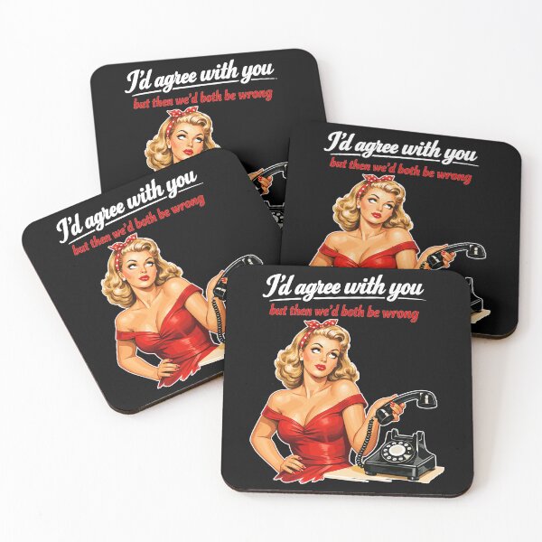 Item preview, Pin-up Girl: Sarcasm & Eye Roll Retro Style designed and sold by Pineapple-Tree.