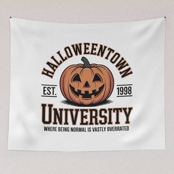 Item preview, Halloweentown Est 1998 UNIVERSITY WHERE BEING NORMAL IS VASTLY OVERRATED designed and sold by HellD3vil-Art.