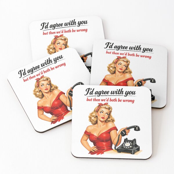 Item preview, Pin-up Girl: Sarcasm & Eye Roll Retro Style designed and sold by Pineapple-Tree.