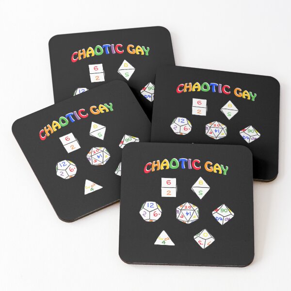 Item preview, Chaotic Gay Tabletop RPG Dice Art designed and sold by pkaqgiho65.