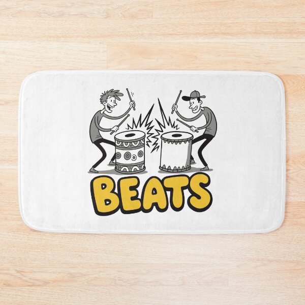 Item preview, Two Cartoon Drummers Creating Beats – Fun Percussion Music Illustration designed and sold by TipTop GFX.