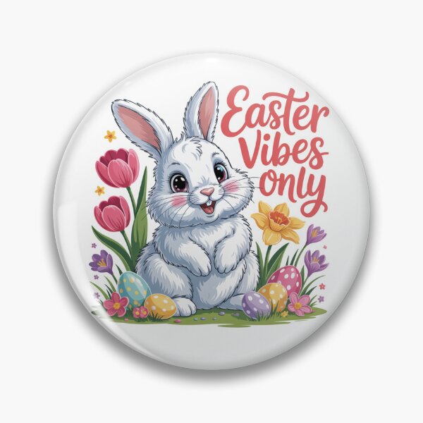 Item preview, Easter Vibes Only  Cute Bunny Spring Aesthetic Happy Easter  designed and sold by Nzgiftsandmore.