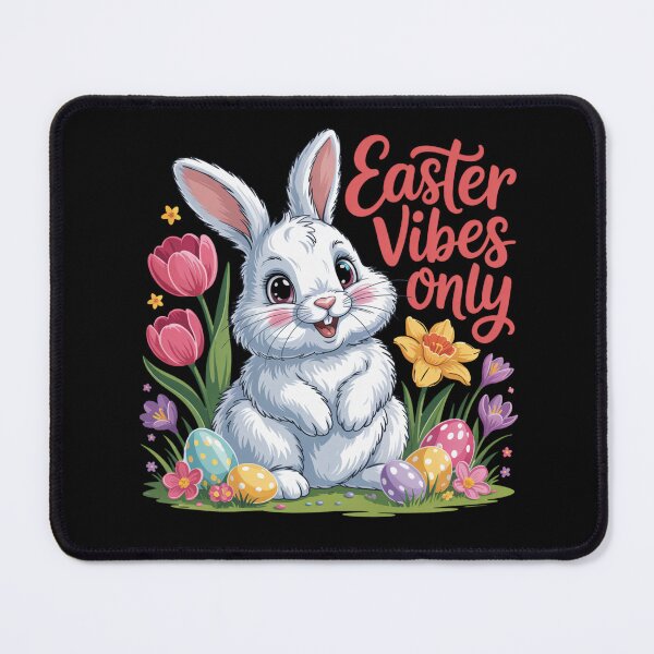 Item preview, Easter Vibes Only  Cute Bunny Spring Aesthetic Happy Easter  designed and sold by Nzgiftsandmore.