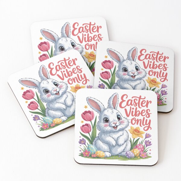 Item preview, Easter Vibes Only  Cute Bunny Spring Aesthetic Happy Easter  designed and sold by Nzgiftsandmore.