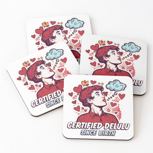 Item preview, Certified delulu since birth| Delulu Is The Solulu Sticker | Funny Meme Aesthetic | In My Delulu Era 2026 | Kpop Delusional Girl Vibes v2 designed and sold by CosmicNook1.
