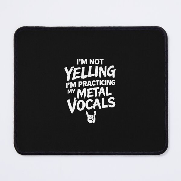 Item preview, Metal Vocals Funny Quote designed and sold by Thestackingfig.