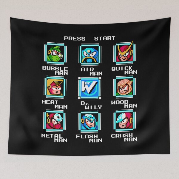 Item preview, Megaman 2 Stage Select designed and sold by gilvanennaojz.
