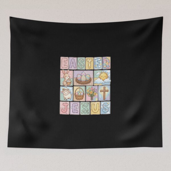 Item preview, Easter Jesus Patchwork Design designed and sold by Thestackingfig.