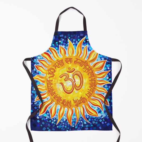 Item preview, Om Gayatri Mantra Painting  designed and sold by shantilovesart.