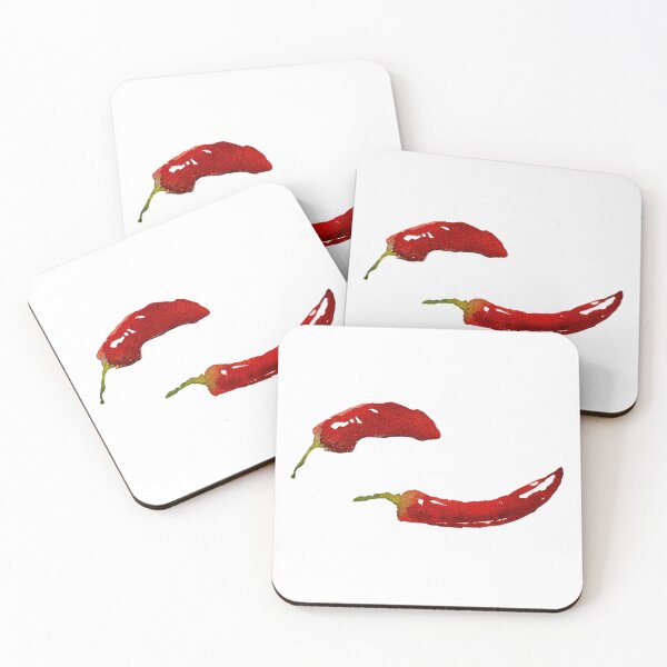Item preview, Red Chili Peppers Food Illustration  designed and sold by emilyrosealcockart.
