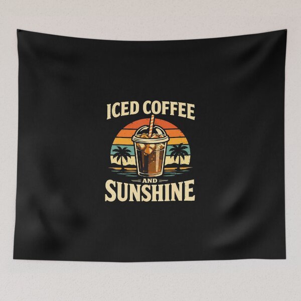 Item preview, Iced Coffee Sunshine Vibes designed and sold by Thestackingfig.