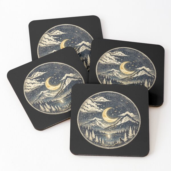 Item preview, MTN LP... Tri-blend ( night in the mountains ) designed and sold by Georain.